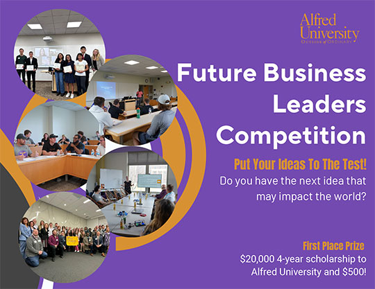 Future Business Leaders competition promotional poster
