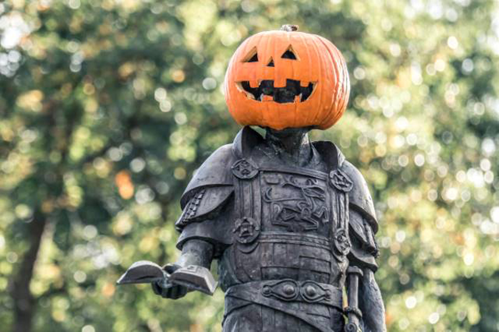king alfred pumpkin head