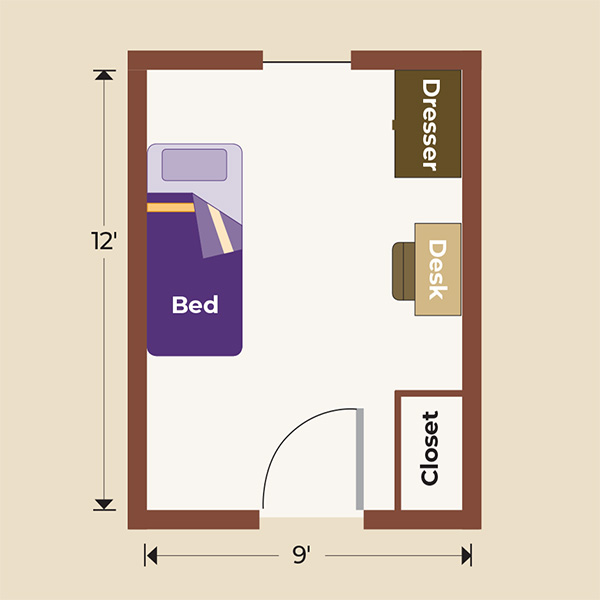 sample floor plan of Bartlett