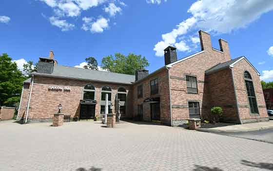 exterior shot of the Saxon Inn