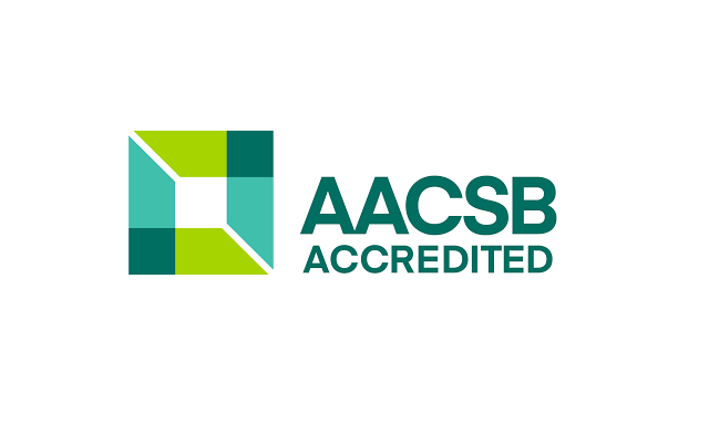 AACSB Accredited logo representing the College of Business’s official accreditation.