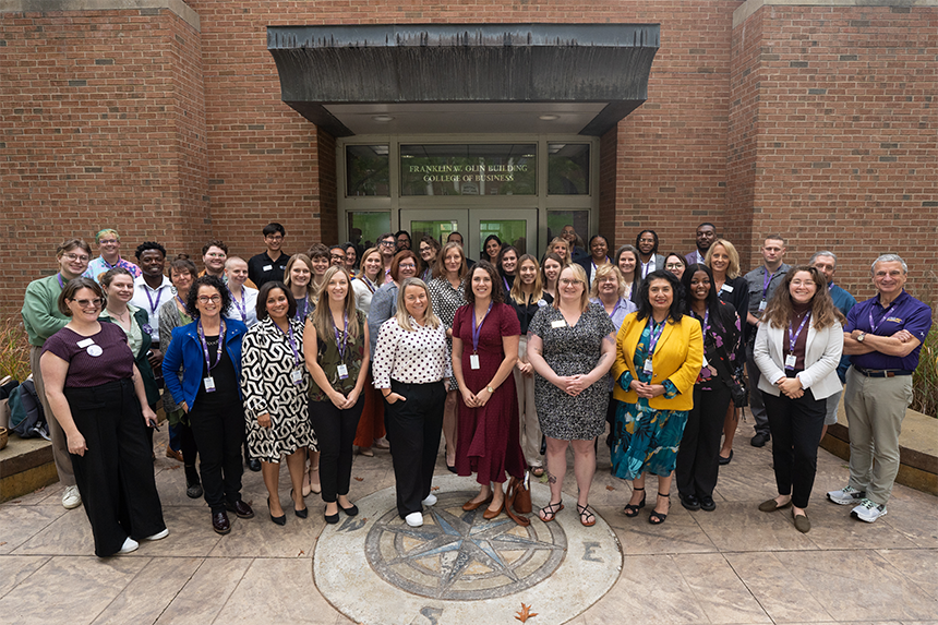 A group photo of Alfred University mentors on Mentorship Day