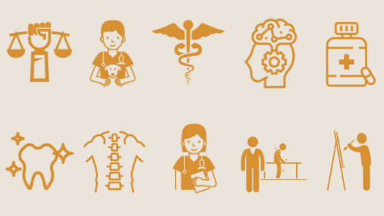 infographic picture of professional careers