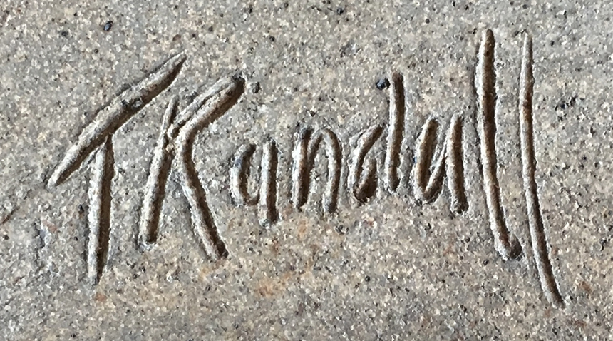A photo of Theodore Randall's signature