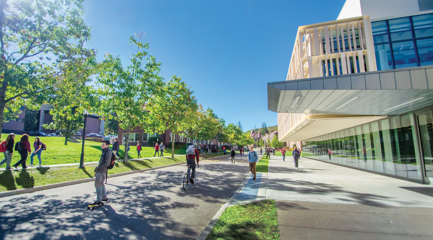 A photo of Alfred University campus