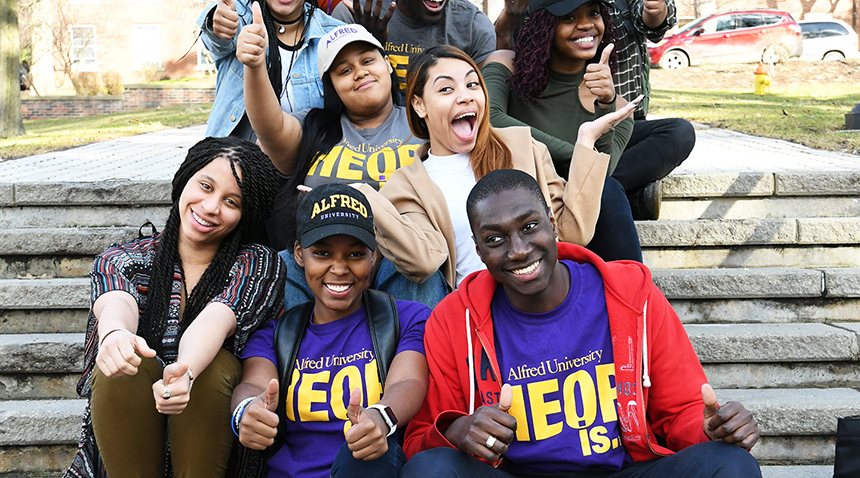 A photo of HEOP students