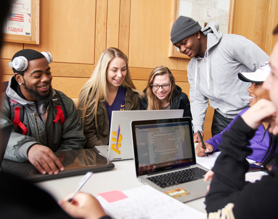 Students in classroom