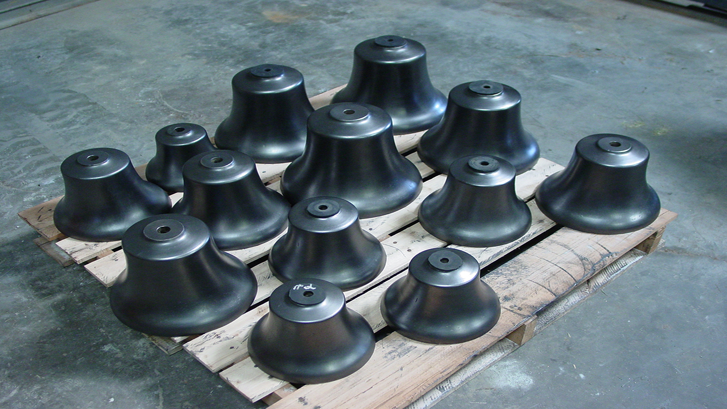 A photo of the restored Carillon bells