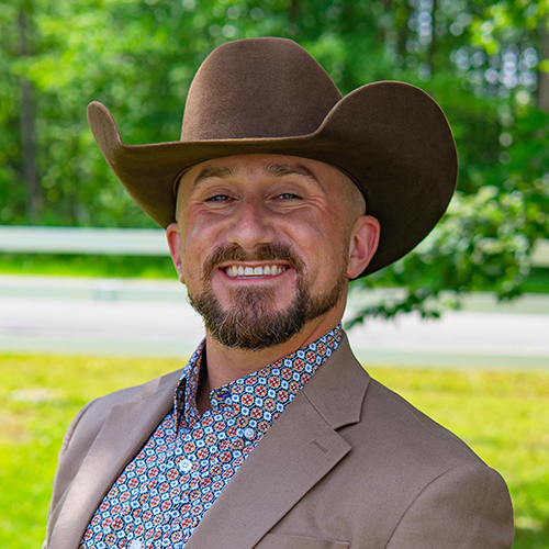 Adam D'Agostino, Director of Equestrian Program/Head Western Coach Headshot