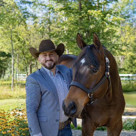 Adam D'Agostino, Director of Equestrian Program/Head Western Coach Headshot