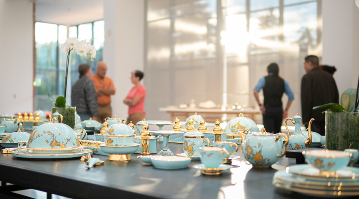 ceramic pottery up close