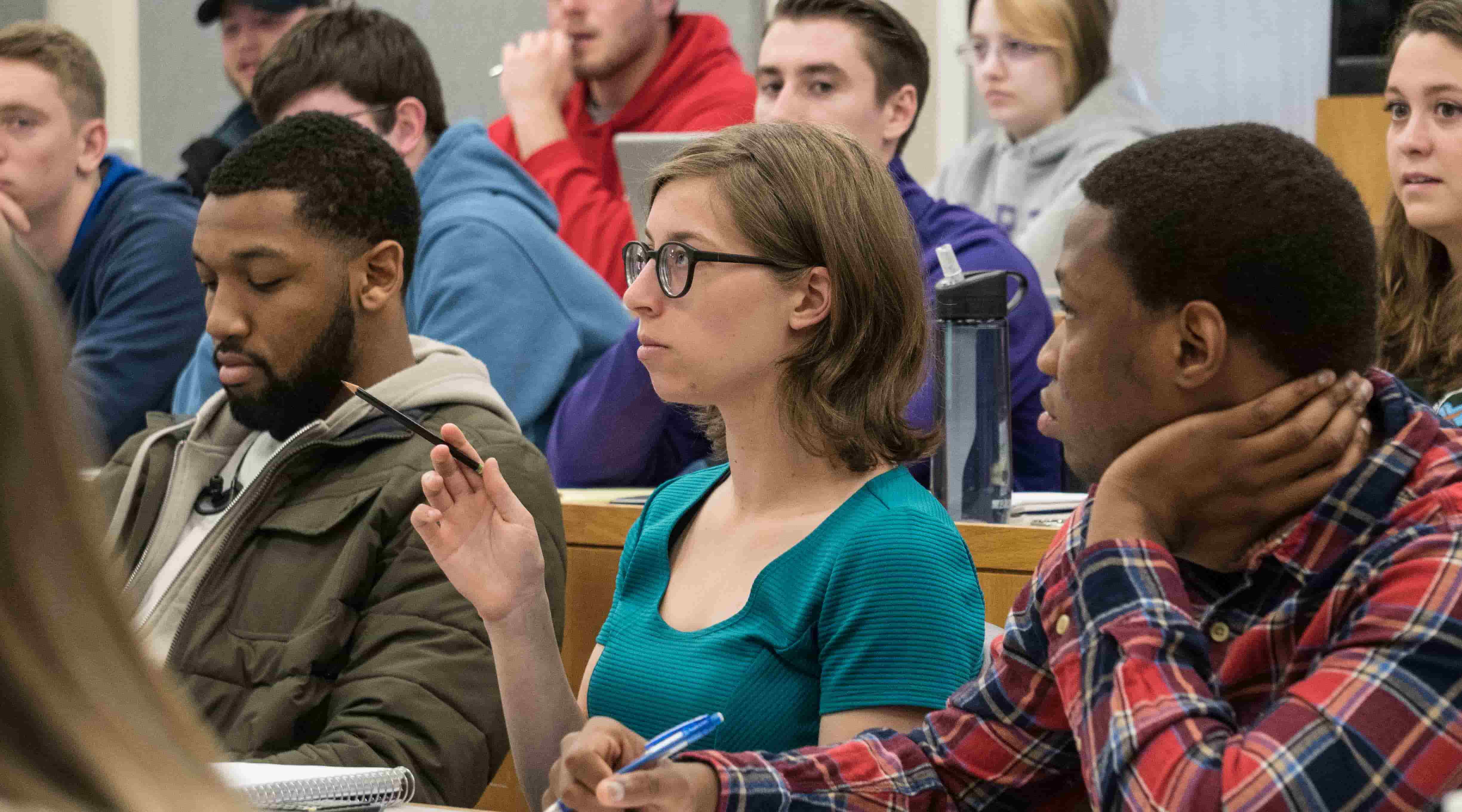 Group of students in lecture hall