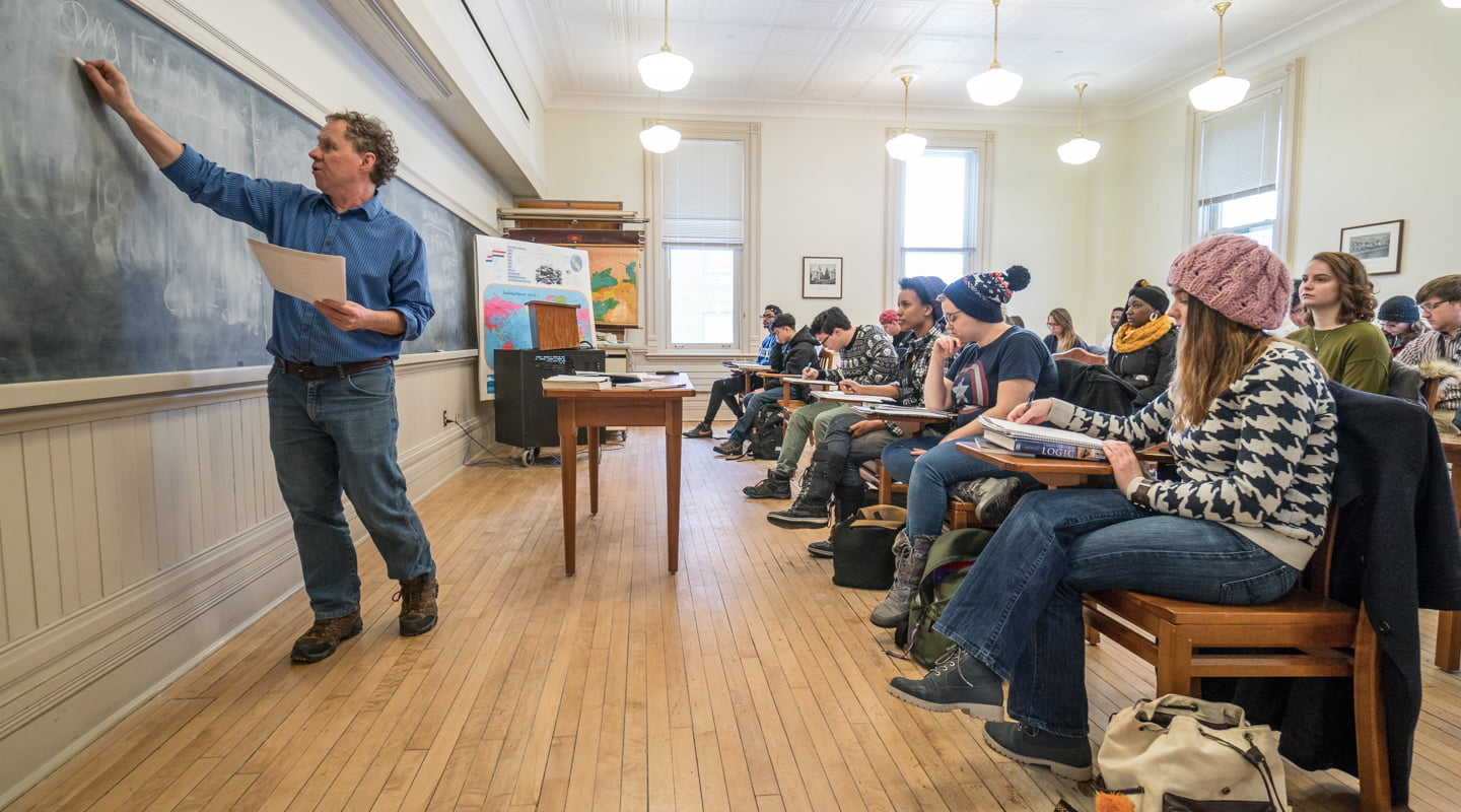 professor teaching class