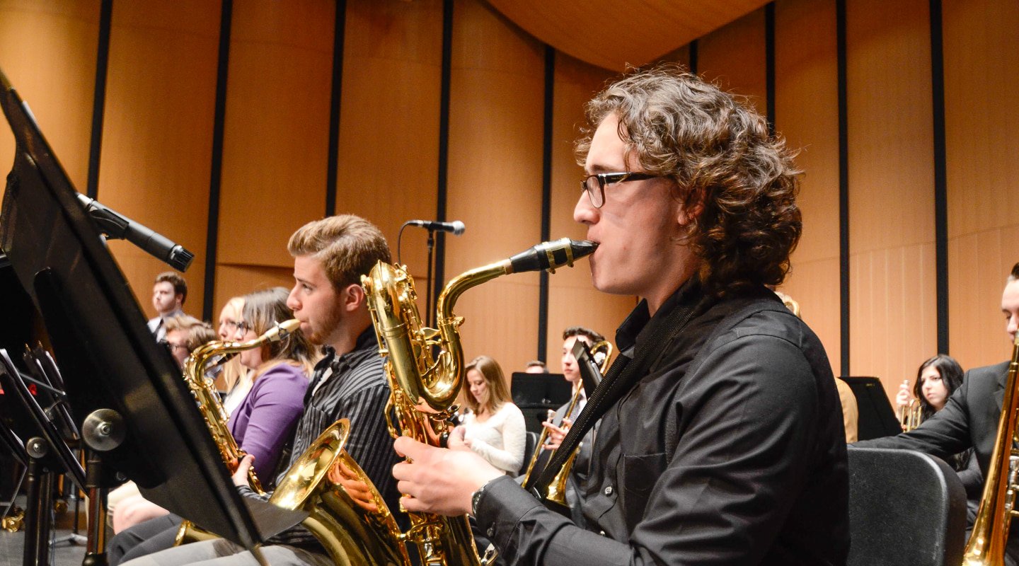 Music students at Alfred University