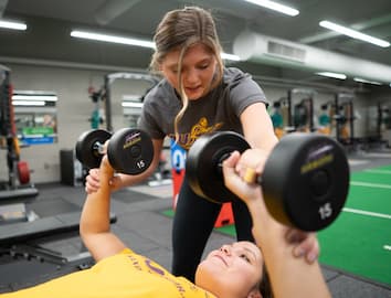 Students in the Joyce Walton Center