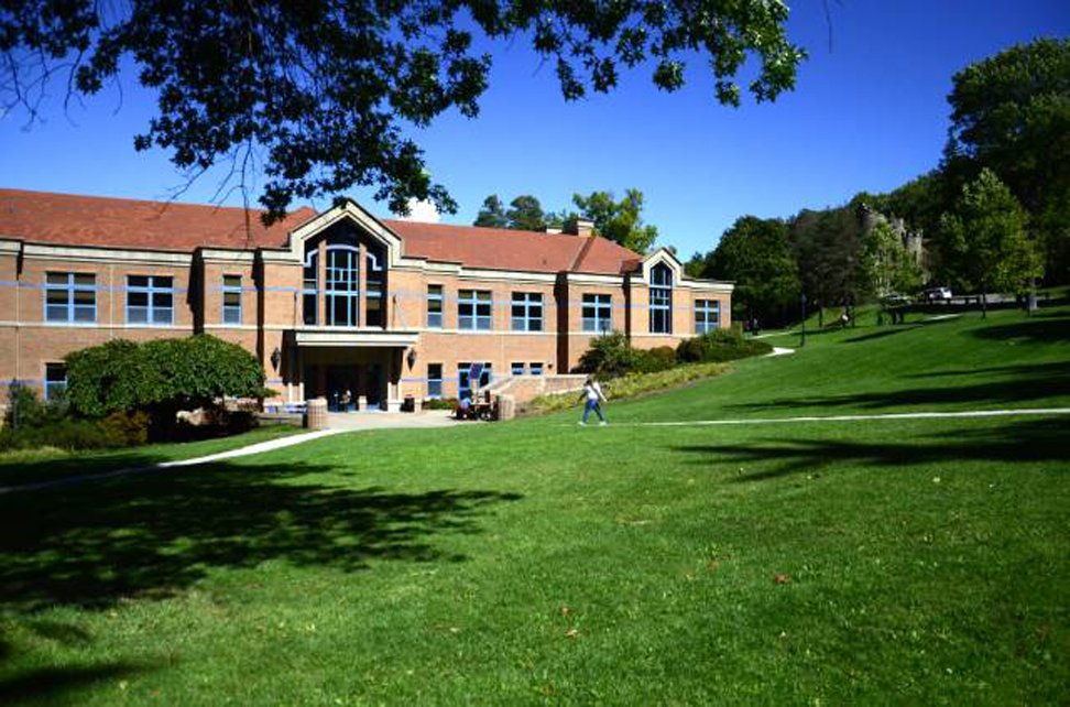 Powell Campus Center in the Summer