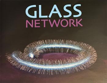 Blood's work, featured on the cover of Glass Network magazine