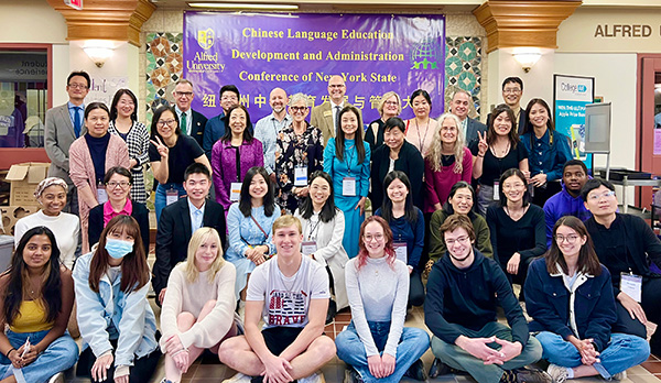 Participants at the recent Inaugural Chinese Language Conference
