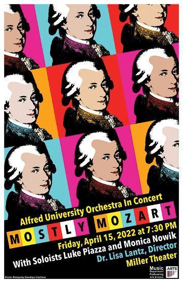 The “Mostly Mozart" concert Poster