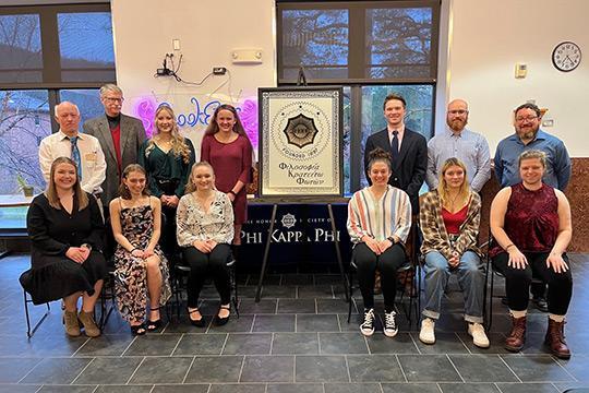 42 Alfred University students inducted into Phi Kappa Phi Honor Society