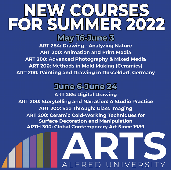 New Courses For Summer 2022