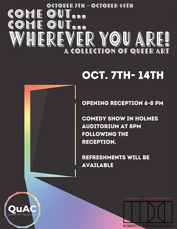 Alfred Queer Art collective's Fall 2022 exhibition