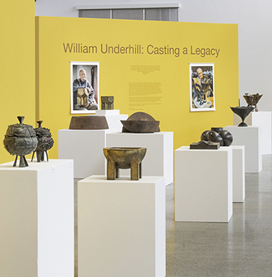 The Alfred Ceramic Art Museum has been hosting an exhibit of William Underhill's sculpture.
