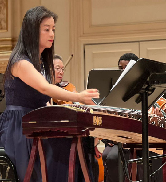 Alfred University’s Daisy Wu performs  at Carnegie Hall’s Stern Auditorium