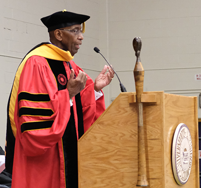 Dr. Robert Johnson '68 delivers keynote address as Alfred University celebrates 187th Commencement