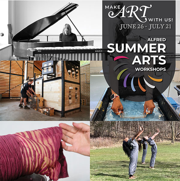 6 image with summer arts information text