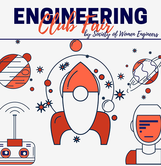 poster promoting engineering club fair