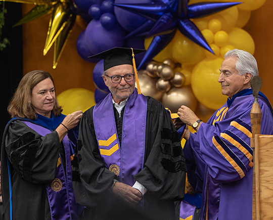 Jeff Maurer getting honorary degree