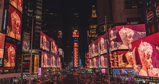 images of Times Square art
