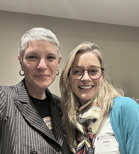 image of Lauren Lake with alum Caitlin Vitalo