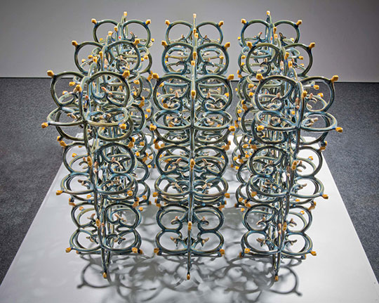 ceramic art installation