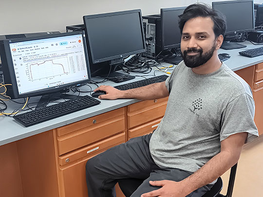 Graduate student Naimul Haque develops top AI program in company competition | Alfred University News