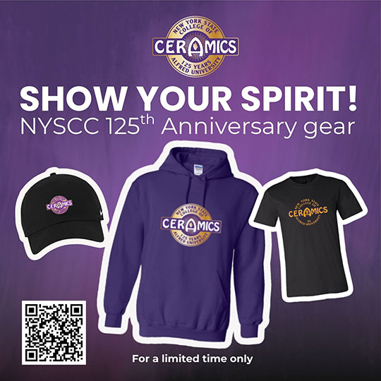 image promoting New York State College of Ceramics online store