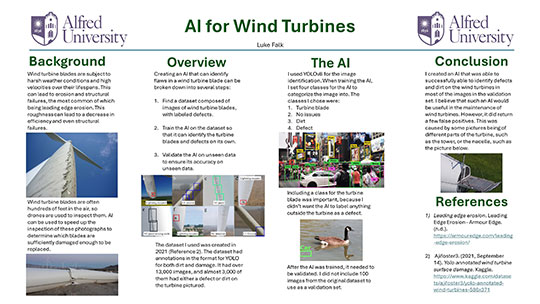 post illustrating engineering capstone project