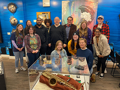 image of AU students in harlem