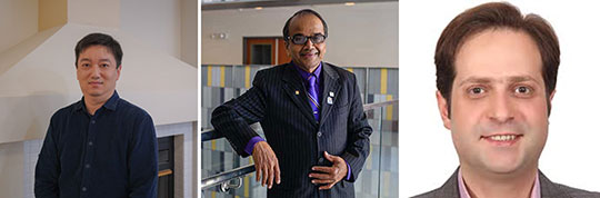 headshots of three men