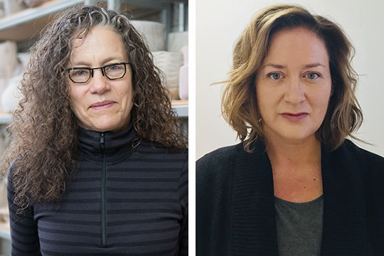 headshots of two women