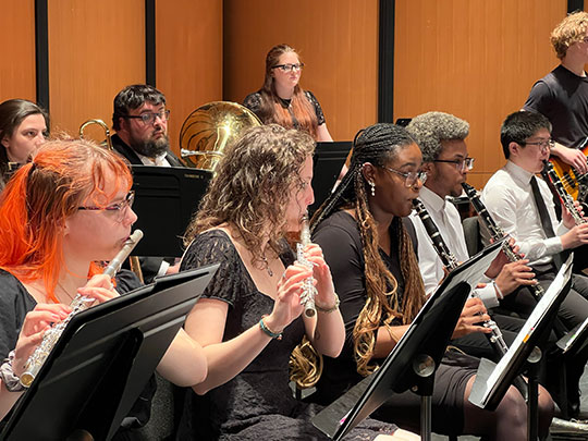 concert band playing