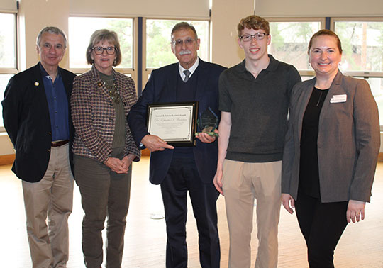 group photo of five people