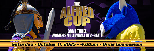 image promoting Alfred Cup volleyball match