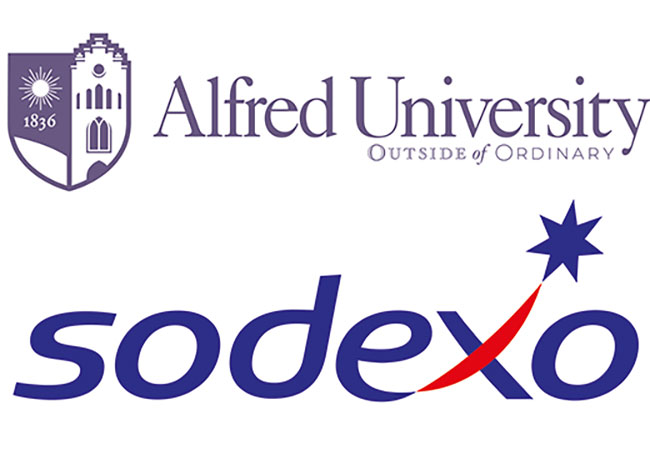 Alfred University and Sodexo logos