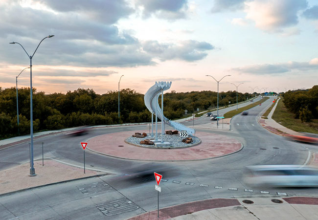 Alicia Eggert M.F.A. '09 has public artwork showing in Fort Worth
