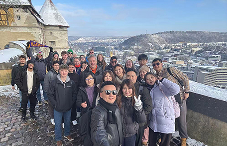 Image of Alfred University students in Germany