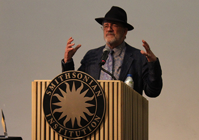 Wayne Higby speaking at Smithsonian