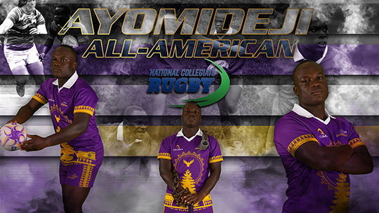 image showing several photos of a rugby player