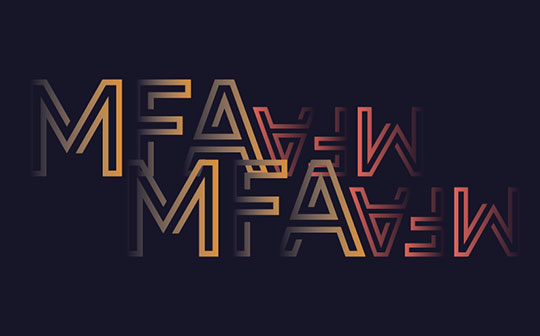 logo for MFA thesis shows